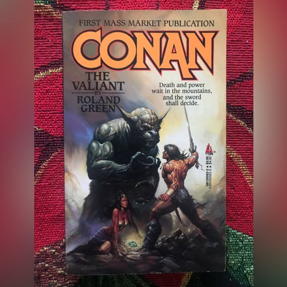 CONAN THE VALIANT PAPERBACK BY ROLAND GREEN TOR 1989 - Picture 1 of 4